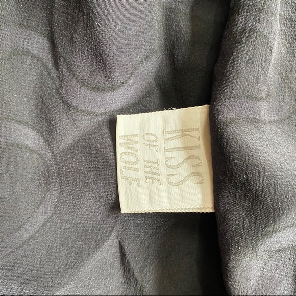 Kiss of the Wolf Quilt Silk Vest Sz M Art To Wear - Picture 11 of 13